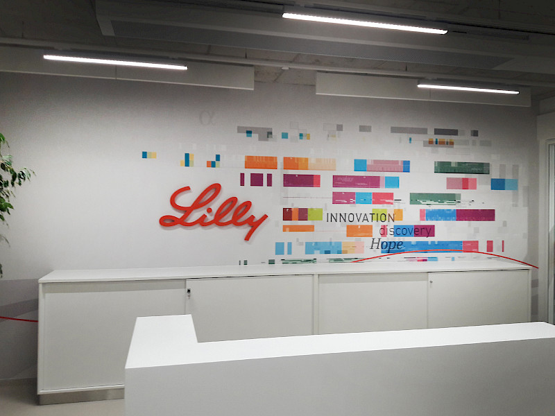 3D-Logo für Fa. Eli Lilly